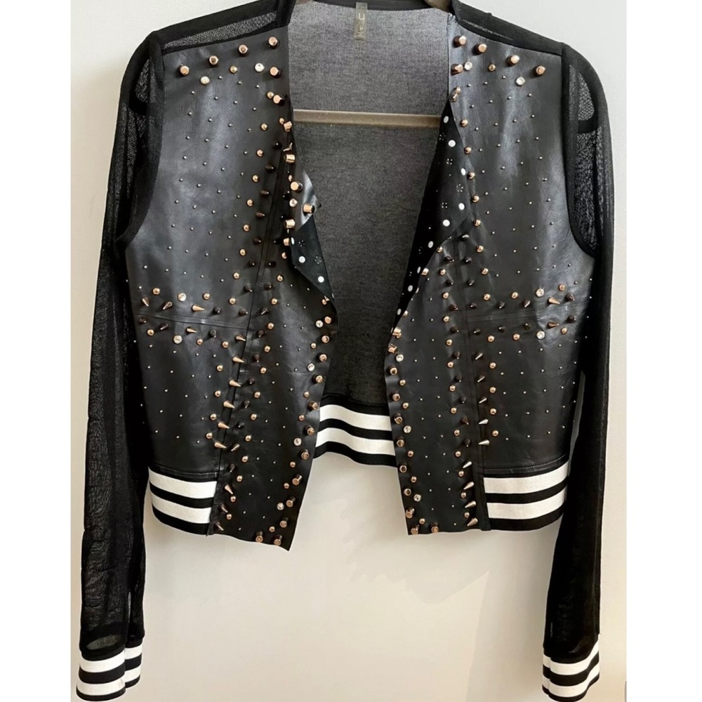 Aviu Studded Leather Jacket